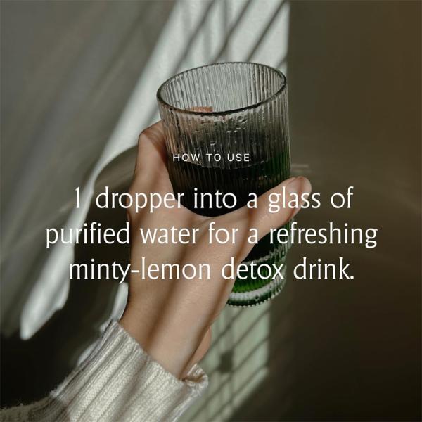 DETOX DROPS (Chlorophyll) – Lemon & Mint Flavored Dietary Supplement