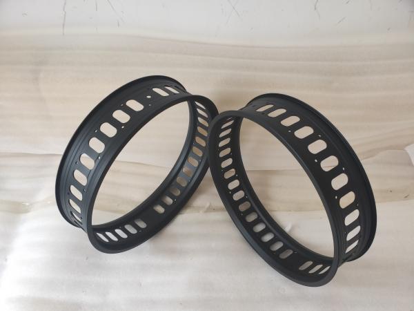 26 inch Beach Bike Rims 100mm Black Aluminum Alloy Rim with AV Valve