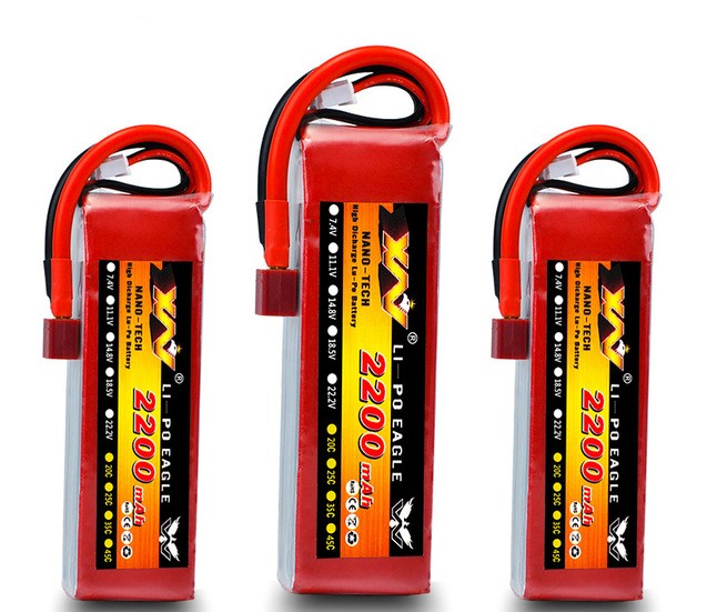 High Capacity 2200mah 35c 4s 14.8v 4s Lithium Polymer Lipo Battery for FPV Rc Helicopter