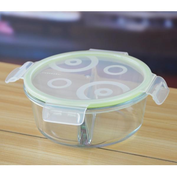 2 опарника хранения ясности боросиликата баков стеклянных, стеклянные шары с крышками