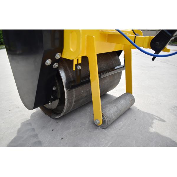 Double Wheel Pavement 450mm Walking Road Roller For Construction