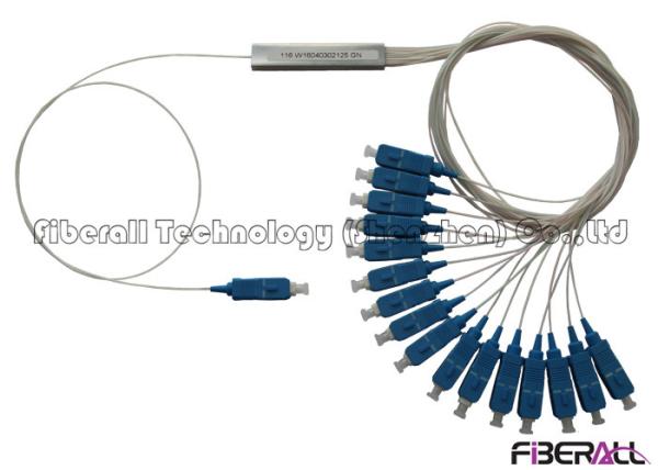 Low Loss Fiber Optic Cable Splitter , 1x16 PLC Splitter For Optical Distribution Network