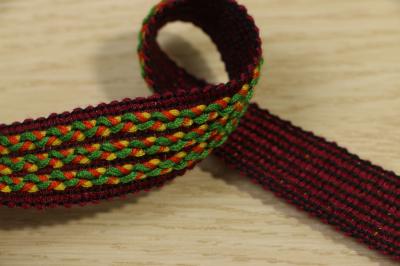 Fita decorativa de múltiplos propósitos da tela, fita do Webbing de desenhos em espinha de 2cm
