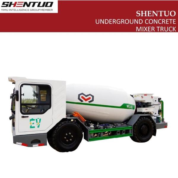                  Wl4bj Explosion Proof Underground Coal Mine Equipment Battery Driven Concrete Mixing Truck             