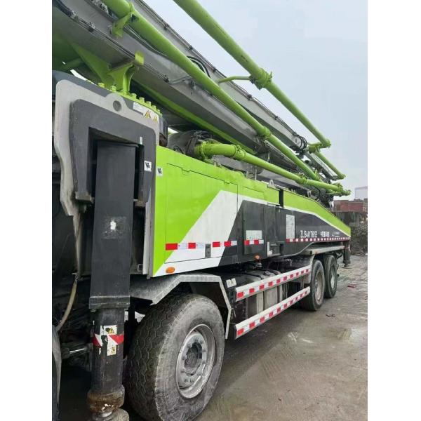Zoomlion 56m Stationary Concrete Pump Construction Equipment Feeding Height 1370mm