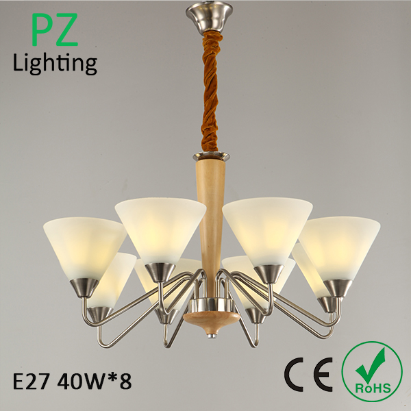 2014 MOST popular wooden pendant lamp wood chandelier lighting CE/ROHS made in China