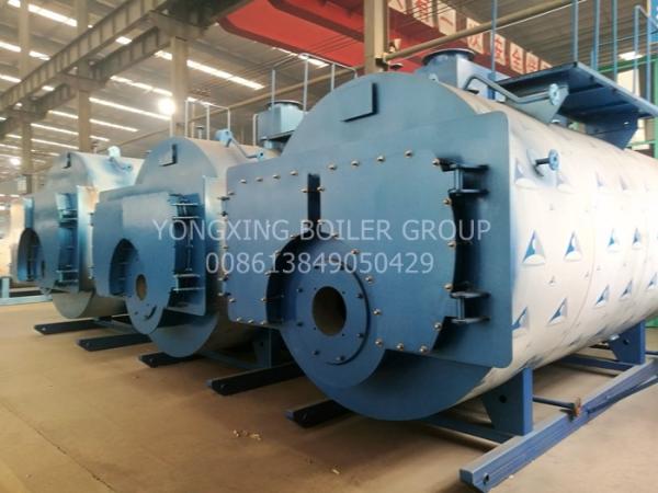 Low Nitrogen Three Pass Fire Tube Boiler Food Industry Low Pressure Steam Boiler