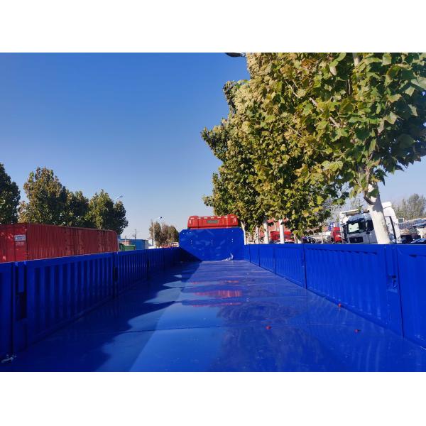 3 Triple Axle Cargo Trailer Side Wall Cargo Semi Trailer Truck 40-60 Tons 13000mm