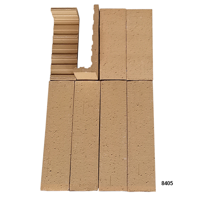 Textured Terracotta Brick Slips Eco-Friendly Clay Split Tiles Brick Tiles for Wall Cladding Interior and Exterior Facades