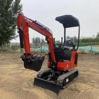 Mini Excavator Machine compact 8.2KW 1,5 M Max Dumping Height