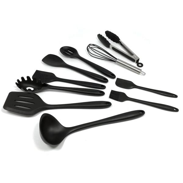 Non Stick Silicone Cooking Set Color Kitchen Utensils Set for ISO9001 Certified Kitchen