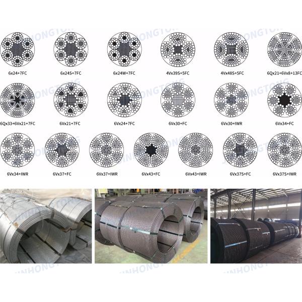 Coil weight 10kg-800kgs/coil 6x36 6x19 Winch Crane Hoisting Wire Rope Steel Custom Galvanized Carbon Steel CCS Free Cutting