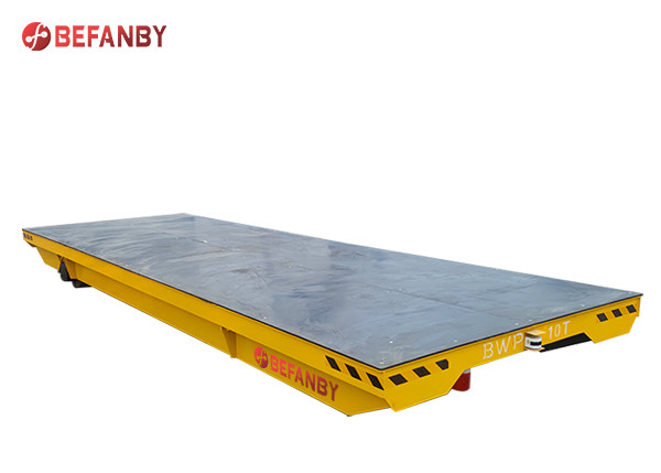 Плоская Trackless вагонетка передачи моторизовала тележку Q235 платформы