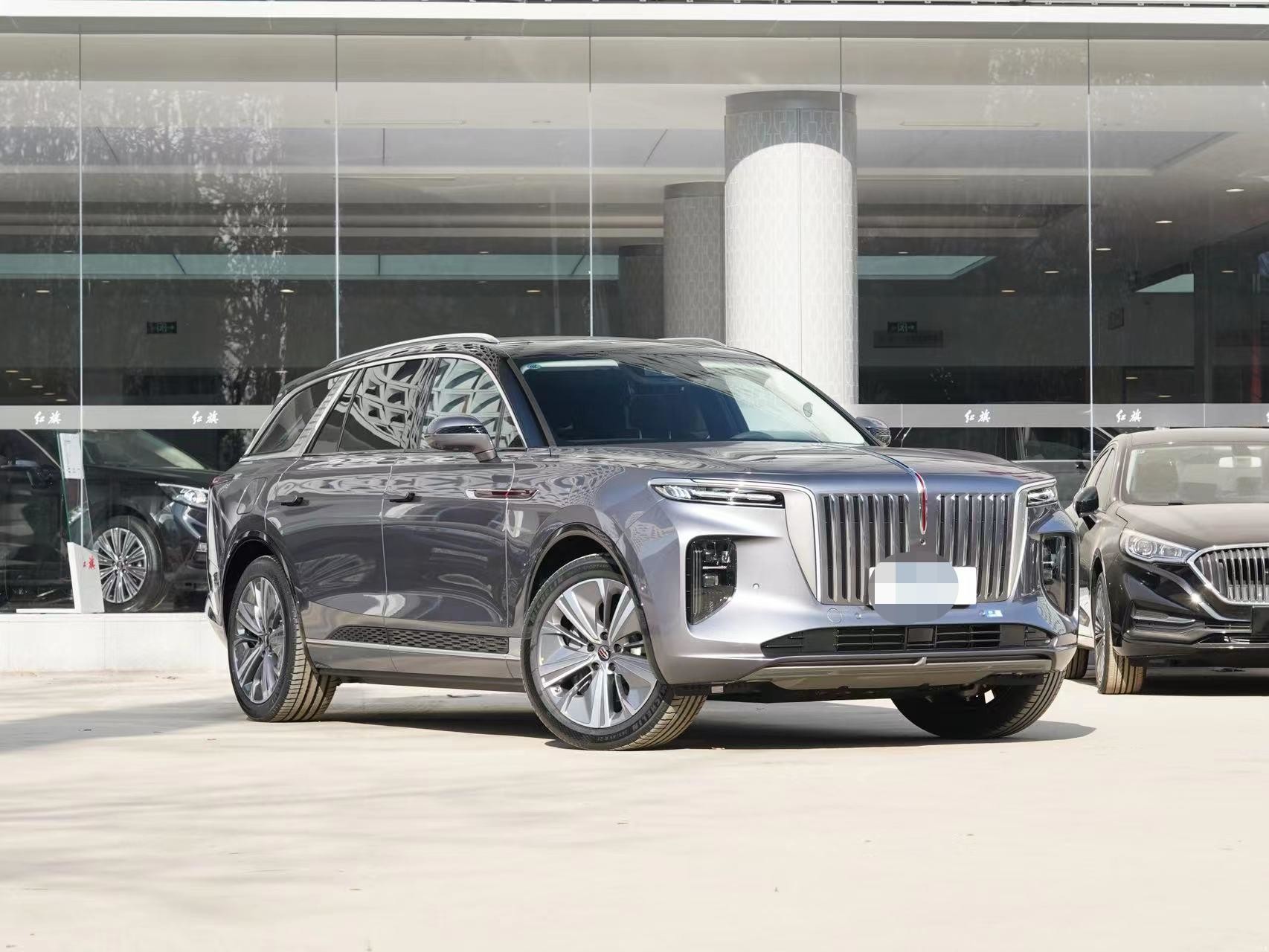 Места Hongqi E-HS9 2022 690KM Qixiang EV большие SUV 6 ИСПРАВЛЯЮТ шестерня AWD