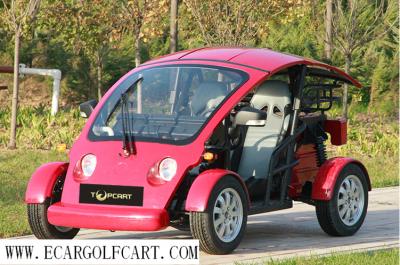 Mini Small Two Seater Golf Cart , Safty 4 Wheel Golf Cart With Vacuum Tire