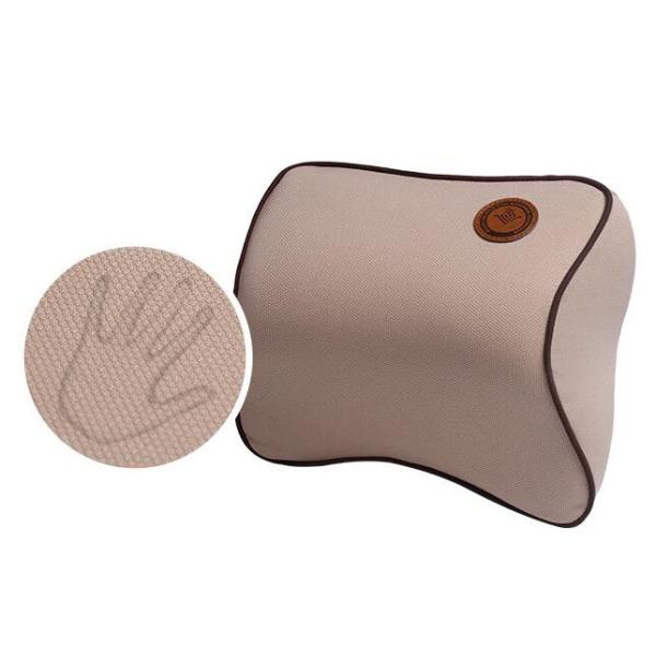 Car Lumbar Support Back Cushion Headrest Neck Pillow Kit for Seat Cushion Memory Foam