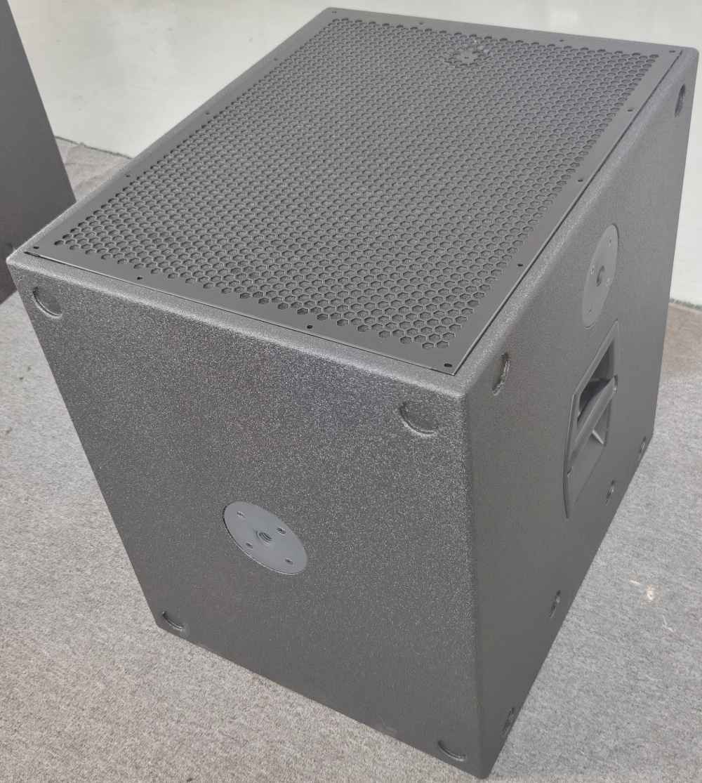 single 18 inch active subwoofer 800w powered plywood bass bin