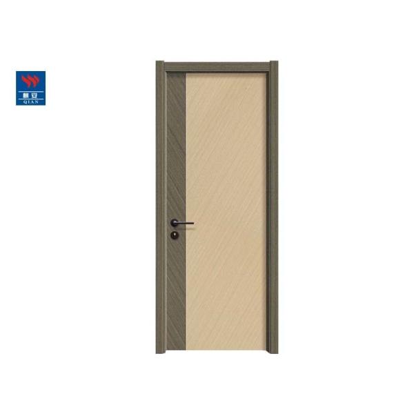 Custom Design  Eco-Friendly Waterproof Pvc Veneer Modern Wood Doors Prices