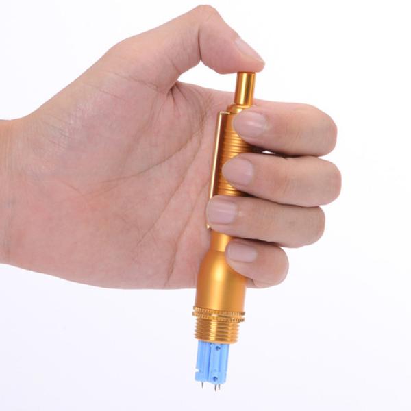 Painless Lancet Pen For Glucometer Aluminum Alloy , 14cm Blood Glucose Lancet Pens