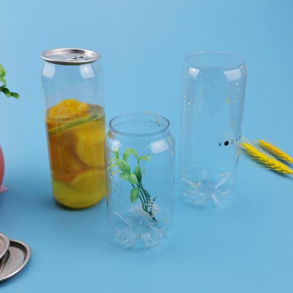 soda 18oz Juice Plastic Beverage Jar livre de 0.5L BPA 160mm