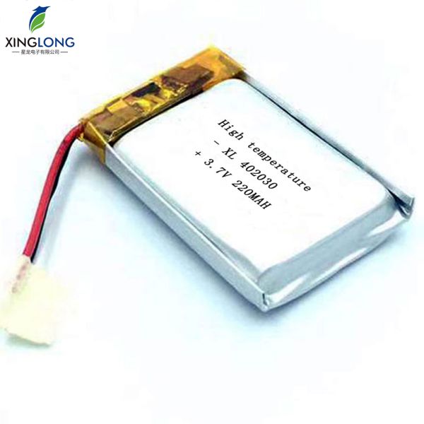 402030 3.7v 220mah High Temperature Rechargeable Lithium Ion Battery for  Headset