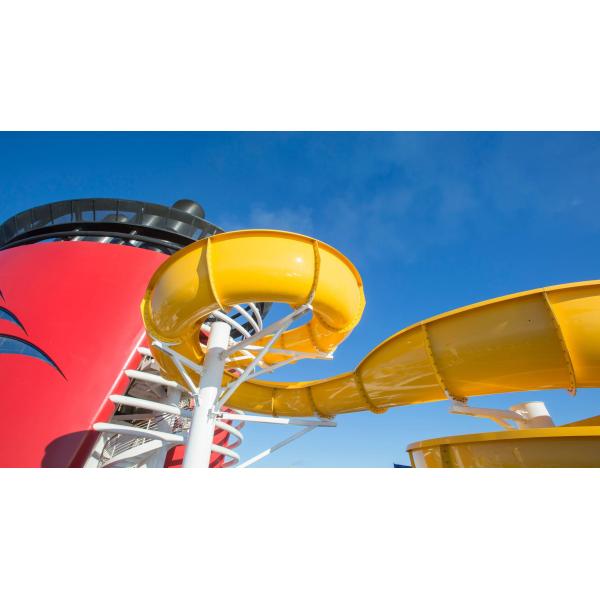 Commercial Swimming Water Play Game Equipment Slide Outdoor Pool Fiberglass For Children