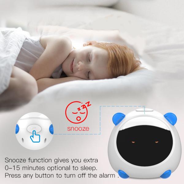 Slim Touch Control LED Bluetooth Speaker Alarm Clock With Sensor