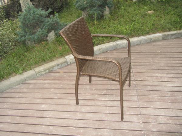 4 Seat Country Style PE Rattan Wicker Kitchen / Dining Room Sets
