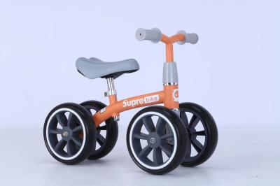 High Carbon Steel Unisex Balance Training Bike 4 Wheel Balance Bike For Kids