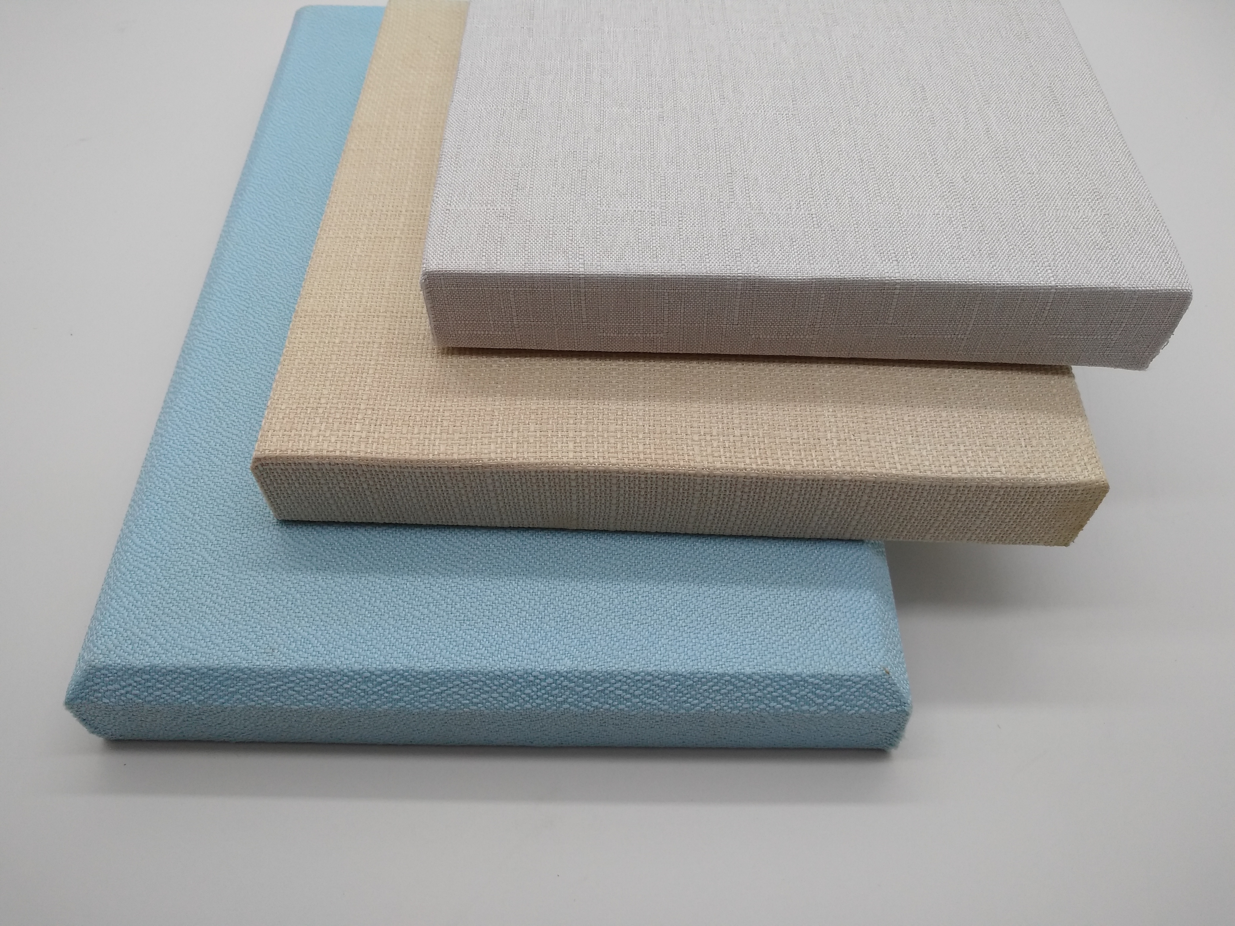 Salón de conferencias Incendiario Fácil de instalar Tejido Envuelto Acústico Paneles de pared Tabla de absorción