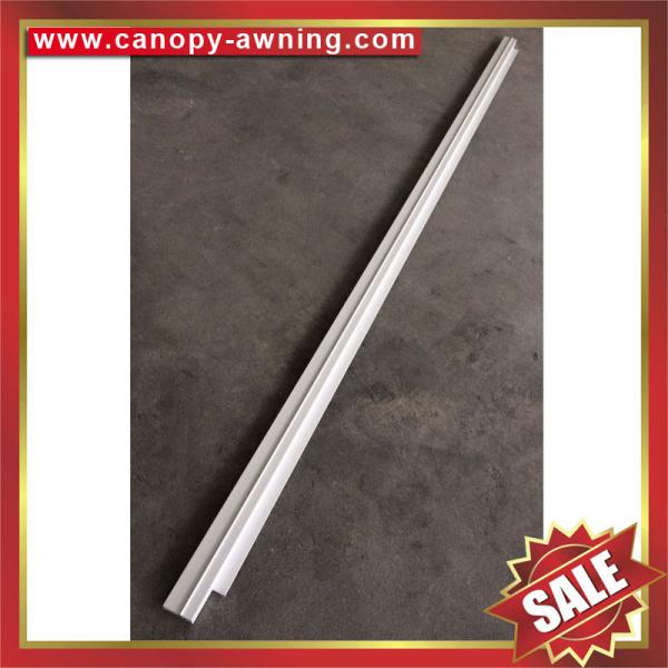 alu Aluminium Aluminum fixing Connector Bar profile for DIY awning,canopy,PC awning,polycarbonate canopies