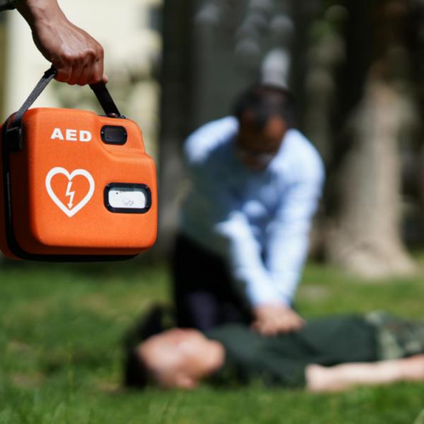 Emergency Meditech AEDs With Lockout Protection Prevent Careless Cardiac Automatic Portable Automated AED External Defibrillator