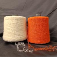 1.3cm 0,9cm fil de plume de nylon pur fil de lapin cheveux teints fil avec une couleur vibrante