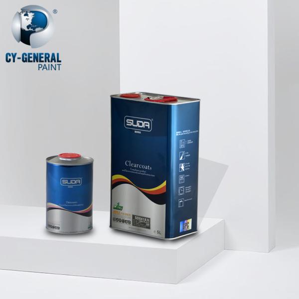 Two Compositions Top Coat Car Polish Varnish Automotive Clear Coat Paint Overall Refinish