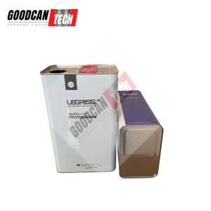 Printing 5liter Paint Tin Containers Empty With Plastic Handle