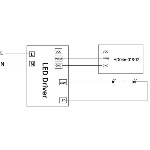 Небольшое крошечное низшее напряжение датчика 12VDC IC с ДАЛЬШЕ С функции переключателя