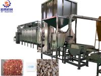 Casca eficiente e metade secas da pele da máquina de processamento do amendoim que quebram a função