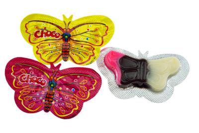 Butterfly Animal Shaped Chocolates Multicolored Attractive Pattern Design