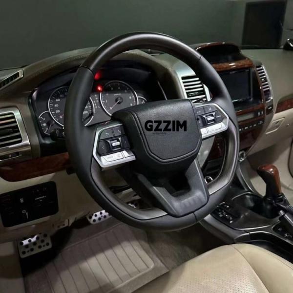 Старый стиль Персиковая древесина Зерно рулевое колесо для автомобиля Toyota Prado FJ120