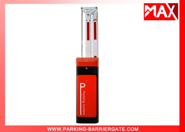Red And Black  Traffic Car Park Barriers For Parking Lot System , Vehicle Control Barriers