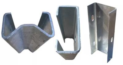 C Section Galvanized Steel Post Road Traffic Safety W Beam Guardrail Use