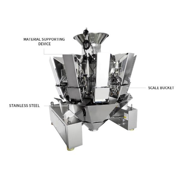 Automatic Multihead Weigher Machine , Candy Multi Head Weigher Packing Machine