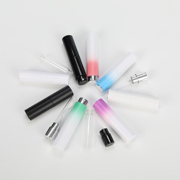 Engraving Surface 5ml 8ml 10ml Mini Empty Clear Spray Bottle Refillable Glass Perfume Sample Atomizer Tester for Perfume