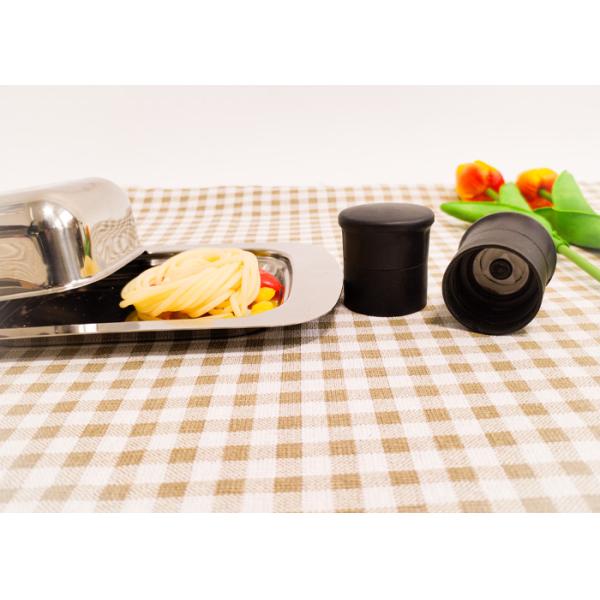 Неразливаемая пластиковая крышка соляной мельницы с небольшим калибром