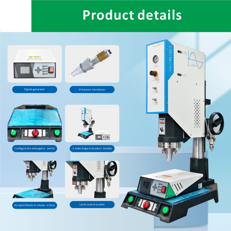 High Precision Tabletop Ultrasonic Welding Machine 15kHz Spot Welder For Auto Parts