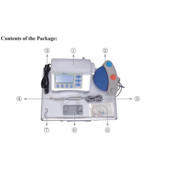 Motor de la cirugía del implante dental de la exhibición 100ml/Min 210W del LCD