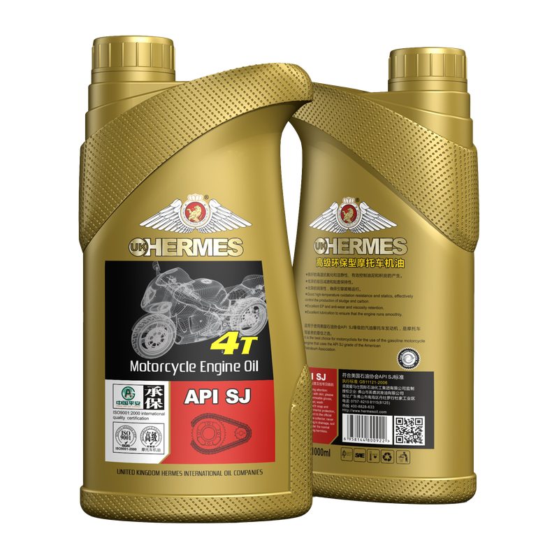 API SJ High-Performance 4-Stroke Motorcycle Engine Oil in 1L Pack for Private Label Manufacturing