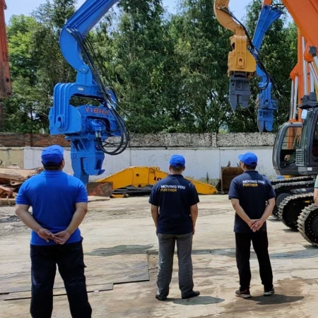 Conducteur de Cement Sheet Pile d'excavatrice de vibro de cours d'eau