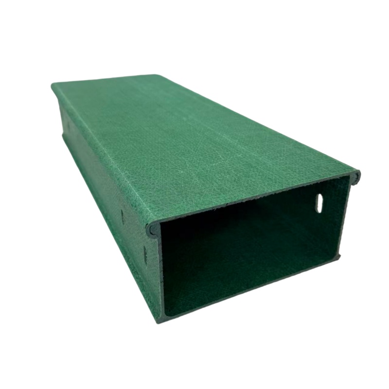 FRP Fiberglass Trough Cable Tray Solid Bottom GRP Cable Trunking Chemical Resistant