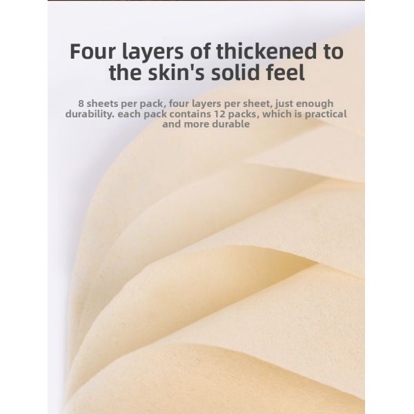 100% Virgin Wood Bamboo Pulp Facial Tissue Custom Logo 1 2 3 4 Layer Ply Soft Pack Tissue Paper